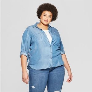 Ava & ViV Jean Button up